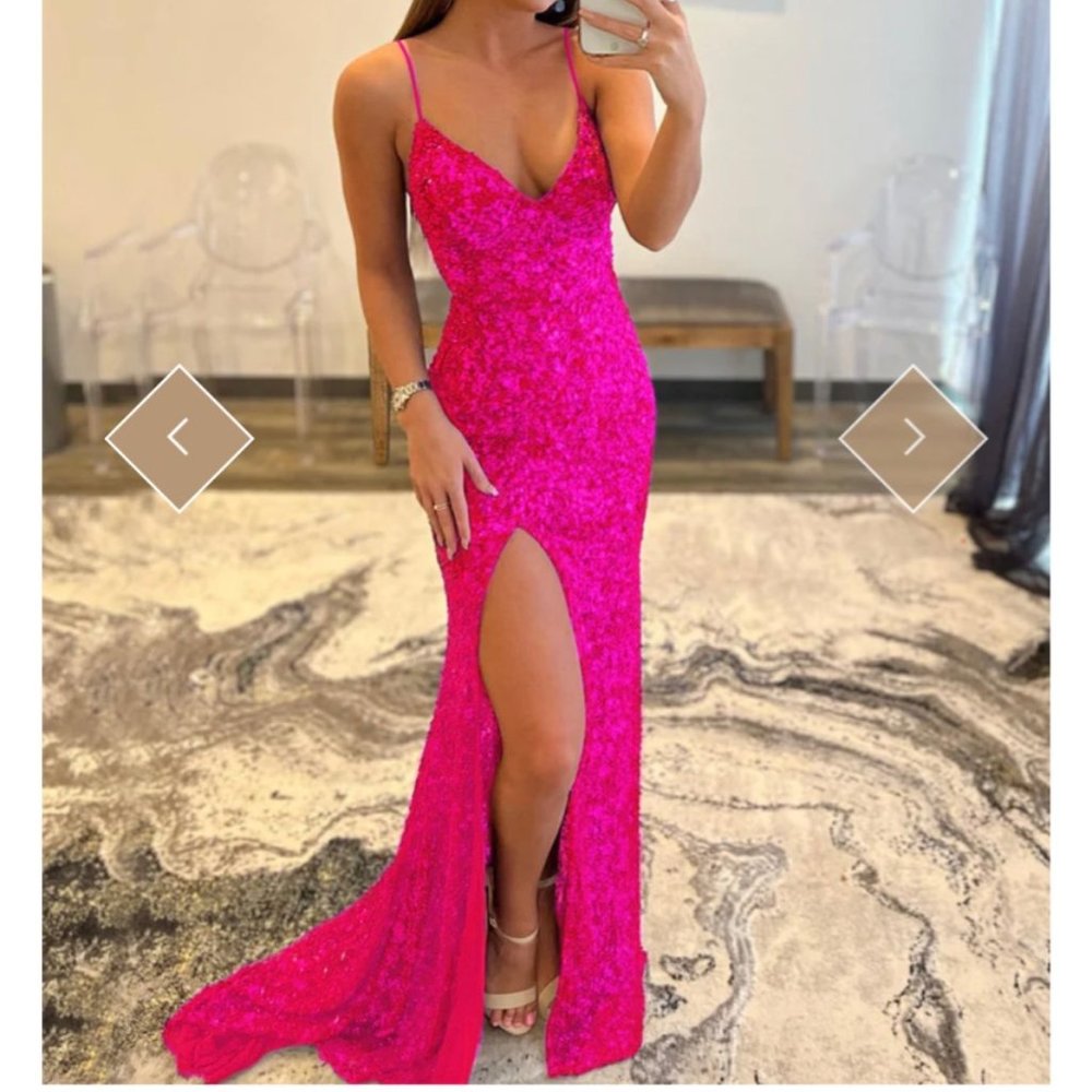 NWT MAGENTA FORMAL GOWN or PROM DRESS